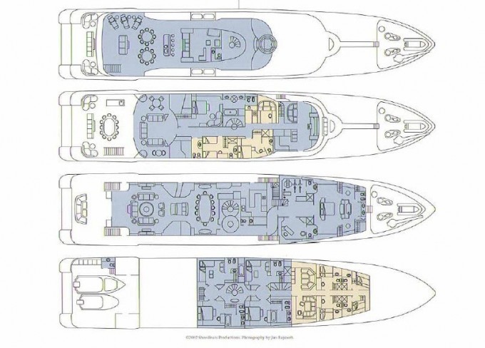 Motor yacht DREAM -  Layout